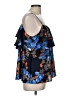 Jeans By Buffalo 100% Polyester Blue Sleeveless Blouse Size M - photo 4