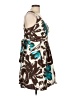Maurices 100% Polyester Tropical Brown Cocktail Dress Size 13 - 14 - photo 4