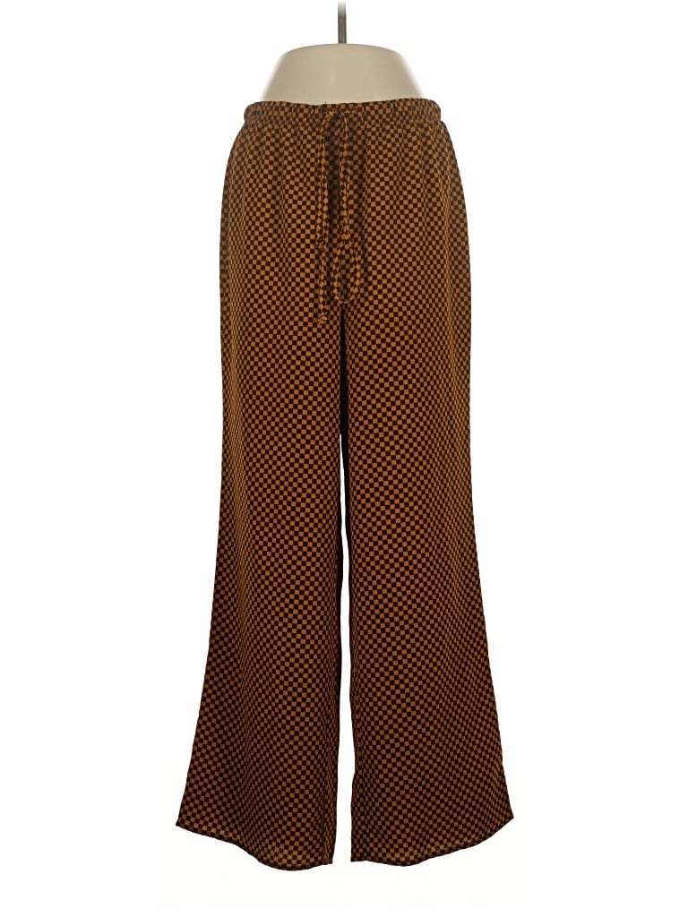 Pre-owned Lisa Says Gah Casual Pants In Brown