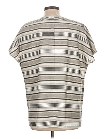 Lafayette 148 New York Short Sleeve Blouse (view 2)