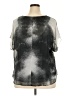 World Unity 100% Polyester Gray Short Sleeve Blouse Size 2X - photo 2