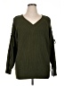 Shein Curve 100% Acrylic Green Pullover Sweater Size 16 Plus (2) - photo 1