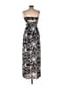 Leith 100% Polyester Paisley Black Silver Casual Dress Size S - photo 2