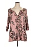 Tabitha Webb Floral Tropical Pink 3/4 Sleeve Blouse Size 1X - photo 1