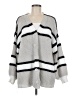 Assorted Brands 100% Polyester Gray Cardigan Size M - photo 1