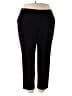 Kasper Solid Black Casual Pants Size 2X - photo 1