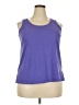 Woman Within 100% Cotton Purple Active Tank Size 18 (L) - photo 1