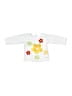 Unbranded Floral White 3/4 Sleeve T-Shirt Size 3-6 mo - photo 1