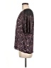Vince Camuto 100% Polyester Paisley Multi Color Burgundy Short Sleeve Blouse Size M - photo 5