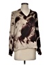 Momoni Brown Long Sleeve Silk Top Size EU (IT) 38 / US 2 - photo 1