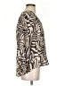 Zac & Rachel Animal Print Tan Long Sleeve Blouse Size S - photo 4