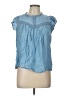 Mine 100% Lyocell Blue Sleeveless Blouse Size L - photo 1