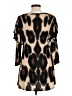 Unbranded Animal Print Brown 3/4 Sleeve Top Size L (estimated) - photo 2