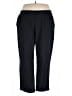 Lands' End Solid Black Active Pants Size 3X - photo 1