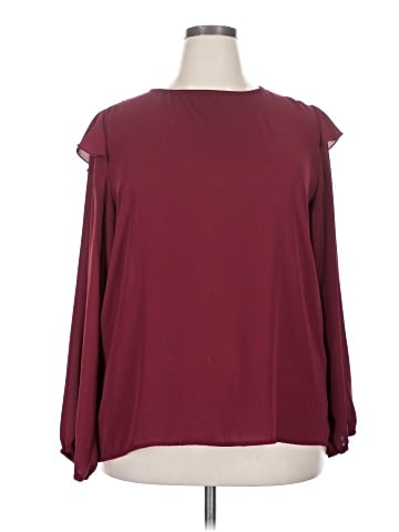 A Dip of Darling Long Sleeve Blouse (view 1)