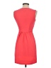 J.Crew 100% Polyester Solid Red Casual Dress Size 00 - photo 2