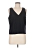 DKNY 100% Polyester Black Sleeveless Blouse Size 6 - photo 1