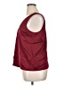 Scoop 100% Polyester Burgundy Sleeveless Blouse Size XL - photo 5