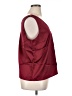 Scoop 100% Polyester Burgundy Sleeveless Blouse Size XL - photo 4