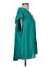 Daniel Rainn 100% Polyester Teal Short Sleeve Blouse Size M (estimated) - photo 4