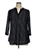 Timeson Black 3/4 Sleeve T-Shirt Size XL - photo 1