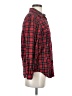 Basic Editions 100% Cotton Plaid Red Long Sleeve Button-Down Shirt Size S - photo 4