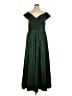 Xscape Green Cocktail Dress Size 14W - photo 1