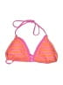 Unbranded Stripes Pink Swimsuit Top Size M (estimated) - photo 1