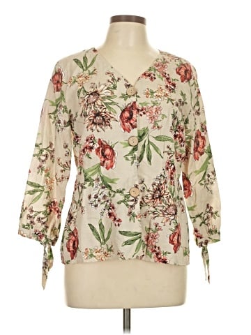 Hester & Orchard 3/4 Sleeve Blouse (view 1)