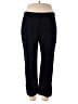 Evan Picone 100% Cotton Solid Black Casual Pants Size 18 - photo 1