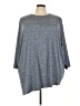 Zuda Gray 3/4 Sleeve Top Size 3X - photo 1