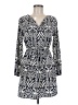 Peppermint 100% Polyester Print Blue Casual Dress Size M - photo 1