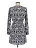 Peppermint 100% Polyester Print Blue Casual Dress Size M - photo 2