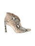 Vince Camuto Animal Print Ivory Tan Ankle Boots Size 7 1/2 - photo 1