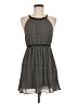 Max Studio Polka Dots Gray Casual Dress Size M - photo 1