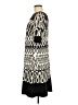 Chetta B Graphic Black Casual Dress Size 10 - photo 5