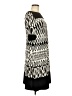 Chetta B Graphic Black Casual Dress Size 10 - photo 4