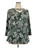 Amana Green 3/4 Sleeve Blouse Size 2X - photo 1
