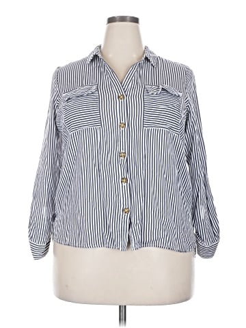 Vero Moda 3/4 Sleeve Button-Down Shirt (view 1)