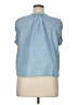 Levi's Blue Short Sleeve Blouse Size XL - photo 2