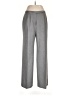 Le Suit 100% Polyester Chevron-herringbone Gray Dress Pants Size 12 - photo 1