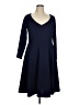 ELOQUII Solid Blue Casual Dress Size 16 - photo 1