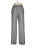Le Suit 100% Polyester Chevron-herringbone Gray Dress Pants Size 12 - photo 2