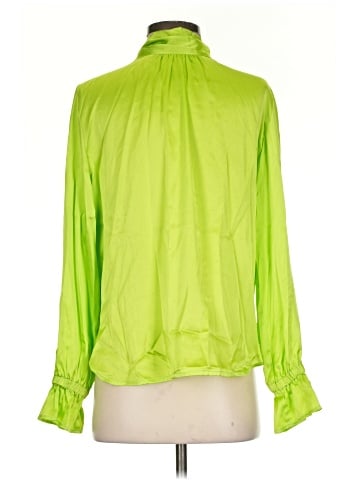 Giovanna Nicolai Long Sleeve Silk Top (view 2)