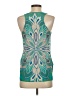 Tt Collection 100% Silk Teal Sleeveless Top Size XS - photo 2