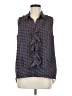 CAbi 100% Polyester Blue Sleeveless Blouse Size M - photo 1