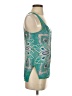 Tt Collection 100% Silk Teal Sleeveless Top Size XS - photo 4