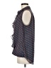 CAbi 100% Polyester Blue Sleeveless Blouse Size M - photo 5