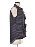 CAbi 100% Polyester Blue Sleeveless Blouse Size M - photo 4