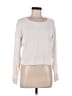 Bobi 100% Rayon White Pullover Sweater Size M - photo 1